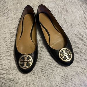 Black Tory Burch Flats